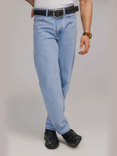 The Everyday Straight Fit Denim in Vintage Blue, image 1