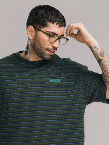 Frequency Drop Tee in Multi-Toned Green, image 1