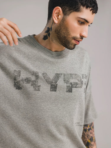 Slate Waffle Knit Tee in Heather Gray, image 3